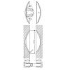 Комплект стяжки Tenso P-14 (товщина від 18мм) LAMELLO (нерозбірна кутова), купити - фото №2 - small