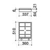 Газова варильна поверхня B_Free (1 комфорка) 36см 1PBF1 сатинова нерж. сталь Barazza, недорого - фото №3 - small