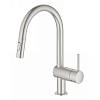 Смеситель Vento Dual Spray, супер сталь Grohe (30438DC0), купить - фото №2 - small