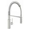 Смеситель Via Cosmo, супер сталь Grohe (30614DC0) - small