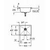 Мойка кухонная K700U, гранит, прямоуголь., без крыла, 533x457x205мм, черный гранит Grohe (31654AP0), недорого - фото №3 - small