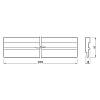 Панель заглушка AGT LB-5052-В 248 Тик 2800х81х18мм - small