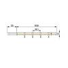 LED-лента COB, 608 LEDs/m, 16W, 24V, IP20, ССТ, 3000-6000К, недорого - фото №3 - small