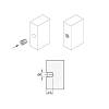 Муфта М6 L=11 D=8, забивная, пластик, неразжимаемая, №49 (1004925) Hettich, в Украине - фото №4 - small
