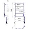 Электрический полотенцесушитель Классик НР-I, 650x430x75мм, белый глянец Mario (2.3.0113.10.WG), недорого - фото №3 - small