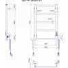 Электрический полотенцесушитель Классик F НР-I, 650x430x75мм, белый глянец Mario (2.3.0700.10.WG), в Украине - фото №4 - small