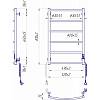 Электрический полотенцесушитель Классик НР-I, 800x530x85мм, черный матовый Mario (2.3.0115.10.BM), в Украине - фото №4 - small