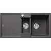 Мийка ADIRA 6S SILGRANIT (врізна) темна скеля BLANCO (527603) - small