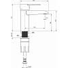 Смеситель для раковины Corio хром Deante (BFC_020M), недорого - фото №3 - small