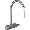 Змішувач для кухні Aquno Select M81 (в/ш, душ) сталь Hansgrohe - small