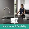Змішувач для кухні Aquno Select M81 (в/ш, душ) хром Hansgrohe, фото - фото №5 - small