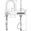 Змішувач для кухні Aquno Select M81 (в/ш, душ) хром Hansgrohe, ціна - фото №6 - small