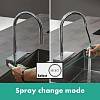 Змішувач для кухні Aquno Select M81 (в/ш, душ) хром Hansgrohe, недорого - фото №3 - small
