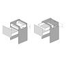 Комплект для внутреннего ящика Muller Box profi line 3D L=300 Н=127 белый, недорого - фото №3 - small