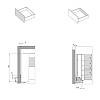 Комплект для внутреннего ящика Muller Box profi line 3D L=300 Н=178 белый, в Украине - фото №4 - small