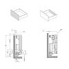 Комплект для шухляди Muller Box profi line 3D L=350 Н=127 (+1 релінг) білий, в Україні - фото №4 - small
