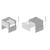Комплект для шухляди Muller Box profi line 3D L=500 Н=127 (+1 релінг) білий, купити - фото №2 - small