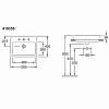 Умывальник на столешницу Architectura, 55х43 Villeroy & Boch (41935501), в Украине - фото №4 - small