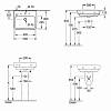 Умывальник подвесной O. Novo 55x46, белый Villeroy & Boch (4A415501), в Украине - фото №4 - small