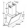 Настінна витяжка чорна LC66KPJ60T Siemens, фото - фото №5 - small