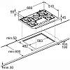 Газовая варочная поверхность нерж. FHG 8655 VHGT Fabiano, в Украине - фото №4 - small