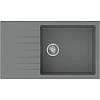 Мийка граніт Classic 86x50 XL Grey Metallic (New) Fabiano - small