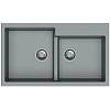 Мийка граніт Navio 86x50x20 Grey Metallic Fabiano - small