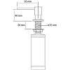 Дозатор для мийки FASD 41 Nano Copper Fabiano, фото - фото №5 - small