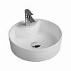 Умывальник на столешницу Round Line 42 см, белый Quarter Bath (70RO23142) - small