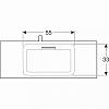 Умивальник накладний One 90 см, білий Geberit {500.395.01.1), недорого - фото №3 - small