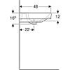 Умывальник подвесной Smyle Square 60х48 см, белый Geberit {500.229.01.1), цена - фото №6 - small