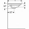 Умивальник накладний Selnova Square 80х48 см, білий Geberit {500.995.00.1), фото - фото №5 - small