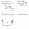 Умивальник вбудований VariForm 55х40 см, білий Geberit {500.739.01.2), недорого - фото №3 - small
