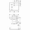 Умивальник підвісний Selnova Comfort 65х55 см, для людей з інвалідністю, білий Geberit {501.463.00.7, в Україні - фото №4 - small