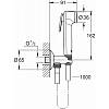 Комплект для гигиенического душа Tempesta-F Trigger Spray, хром Grohe (26358000) - small