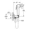 Комплект для гігієнічного душу Tempesta-F Trigger Spray, хром Grohe (26358000), недорого - фото №3 - small