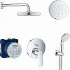 Душевая система скрытого монтажа Eurosmart Cosmopolitan из Tempesta 210 Grohe (25219001) - small