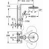 Душевая система Tempesta System 250 с термостатом для настенного монтажа, хром Grohe (26670001), фото - фото №5 - small