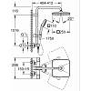 Душевая система Tempesta System 250 Cube с термостатом для настенного монтажа, хром Grohe (26689001), фото - фото №5 - small