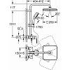 Душевая система Tempesta Cosmopolitan 250 Cube со смесителем, хром Grohe (26692000) - small