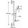 Душовий гарнітур Tempesta 110, 2 режими струменя, хром Grohe (27924003) - small