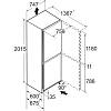 Комбінований холодильник з морозильною камерою NoFrost CNd 7723 Liebherr, від виробника - фото №9 - small