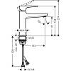 Змішувач для умивальника Metropol 110 Brushed Bronze Hansgrohe (32507140), купити - фото №2 - small