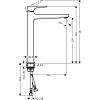 Смеситель для умывальника Metropol 260 Matt White Hansgrohe (32512700), недорого - фото №3 - small