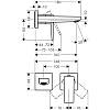 Смеситель для умывальника Metropol Chrome Hansgrohe (32525000), купить - фото №2 - small