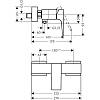 Смеситель для душа Metropol Polished Gold Optic Hansgrohe (32560990), купить - фото №2 - small
