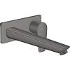 Смеситель для настенный умывальника Talis E 225 мм Brushed Black Chrome Hansgrohe (71734340) - small