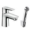 Змішувач для умивальника Talis E 110 з гігієнічної лійкою Chrome Hansgrohe (71729000) - small