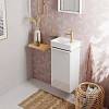 Змішувач Tecturis S 110 CoolStart для умивальника без донного клапана Bronze Hansgrohe (73312140), купити - фото №2 - small