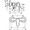 Смеситель для душа Talis E, Brushed Bronze Hansgrohe (71760140), купить - фото №2 - small